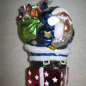 Christopher Radko Christmas Ornament Secret Santa Large